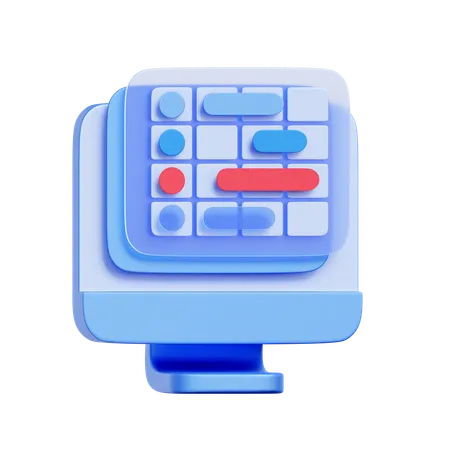 Desktop Task Organizer  3D Icon