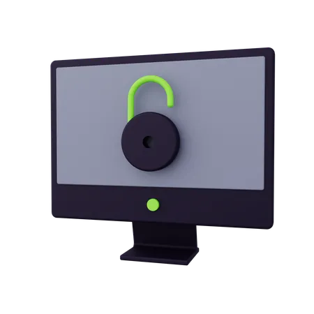 Desktop Unlock  3D Icon
