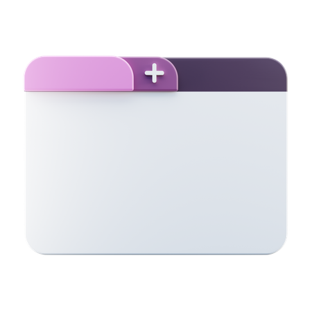 Desktop Web  3D Icon