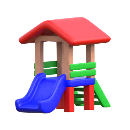 Deslizar criança  3D Icon