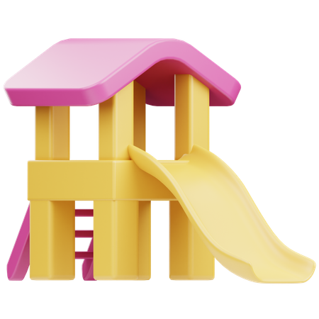 Deslizar criança  3D Icon