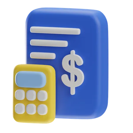 Despesas financeiras  3D Icon