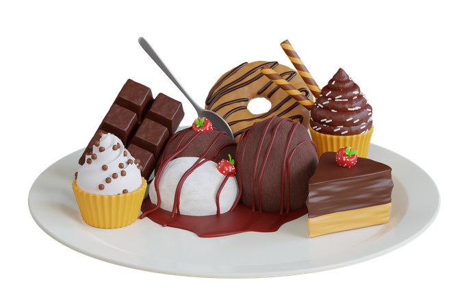 Dessert  3D Icon