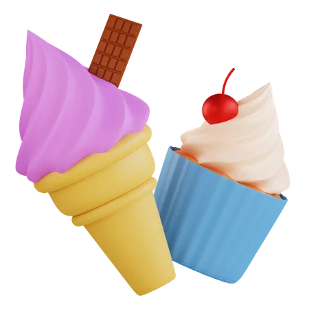 Dessert Essen  3D Icon