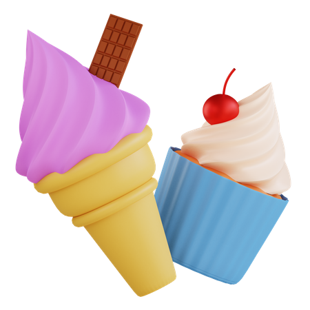 Dessert Food  3D Icon