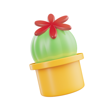 Cactus de dessin animé  3D Icon