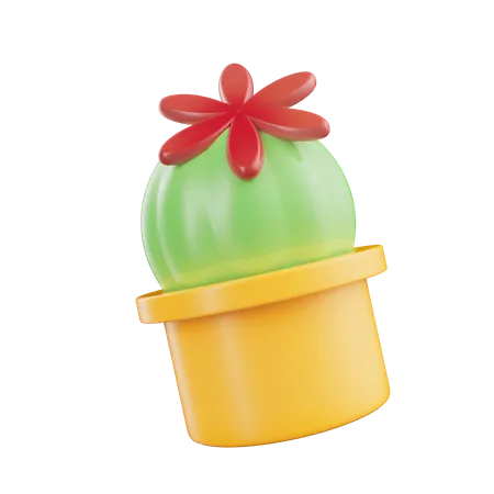 Cactus de dessin animé  3D Icon