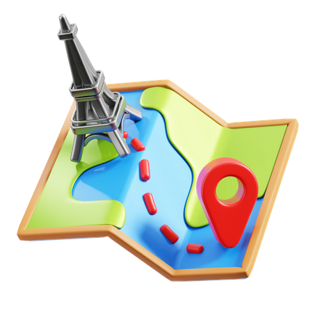 Destination  3D Icon