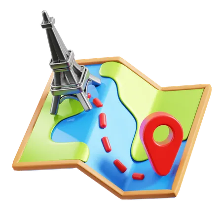 Destination  3D Icon
