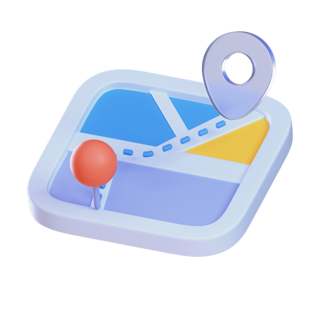 Destination  3D Icon