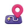3d destination emoji