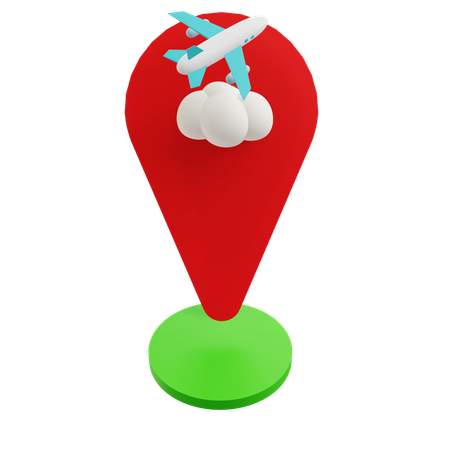 Lieu de destination  3D Icon