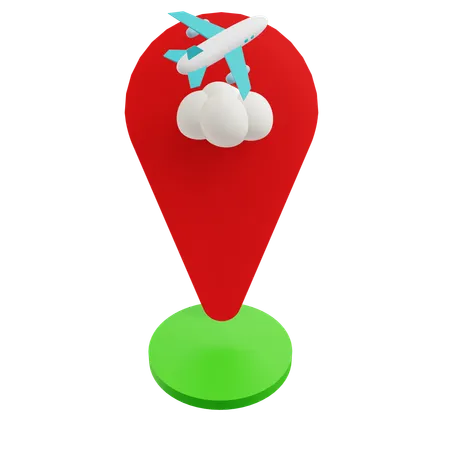 Lieu de destination  3D Icon