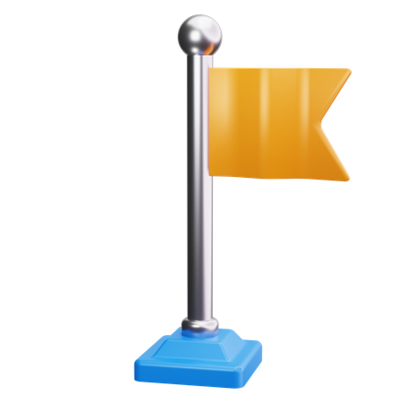 Destination Flag  3D Icon