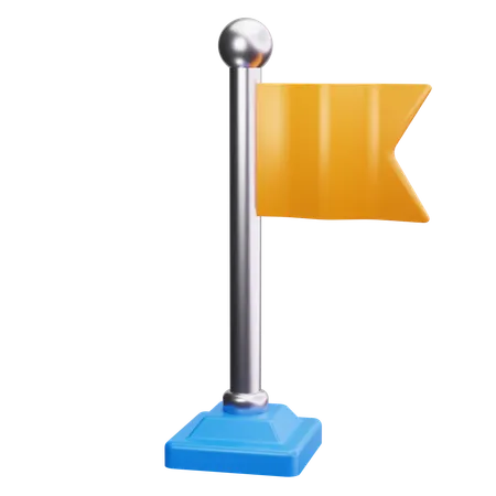 Destination Flag  3D Icon