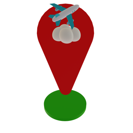 Destination Location  3D Icon