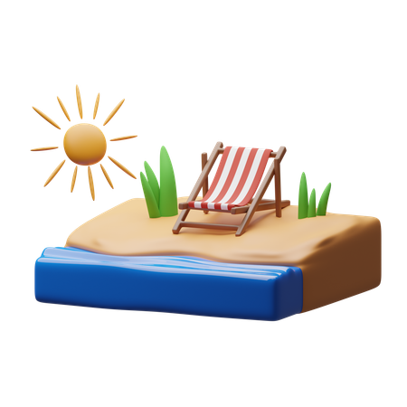 Destination de voyage  3D Icon