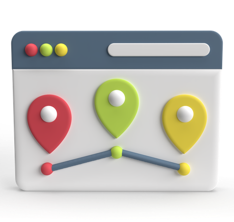 Destinations  3D Icon