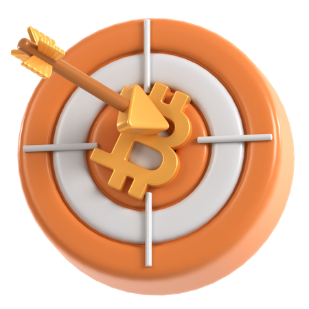 Alvo bitcoin  3D Icon