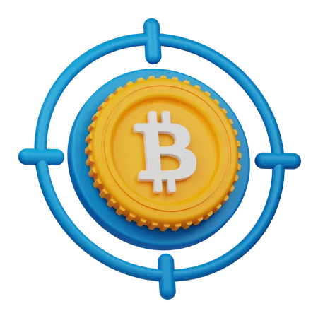Alvo bitcoin  3D Icon
