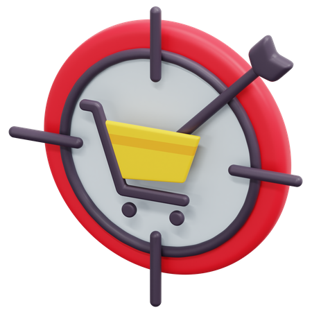 Alvo de compras  3D Icon