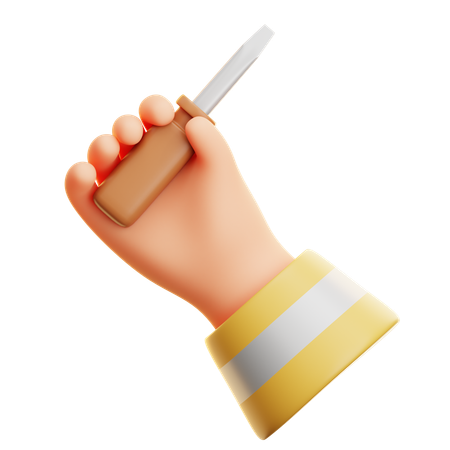 Destornillador  3D Icon