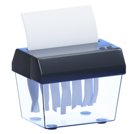 Destructeur de papier  3D Icon