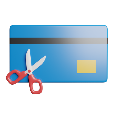 Carte de paiement de destruction  3D Icon