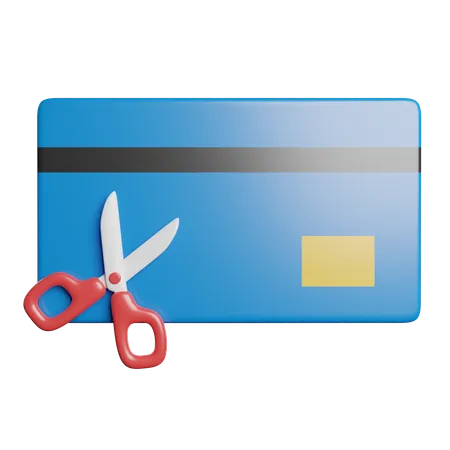 Carte de paiement de destruction  3D Icon