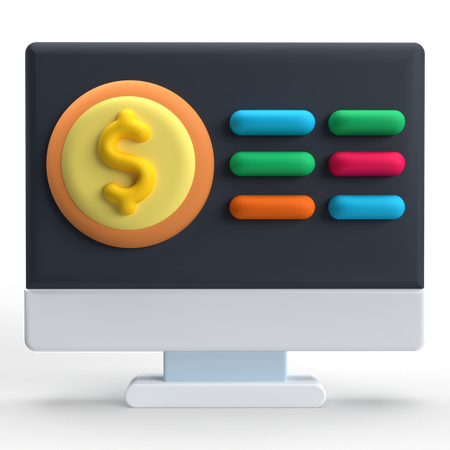 Detalles de pago  3D Icon