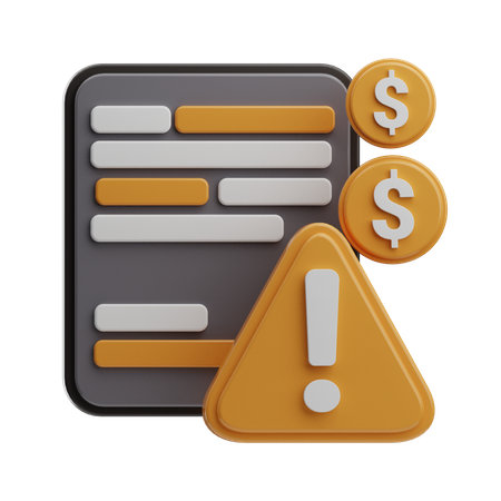 Detecção de fraude  3D Icon