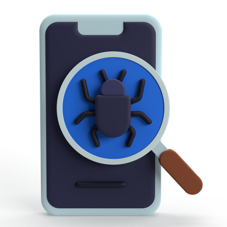Détecteur de bugs  3D Icon