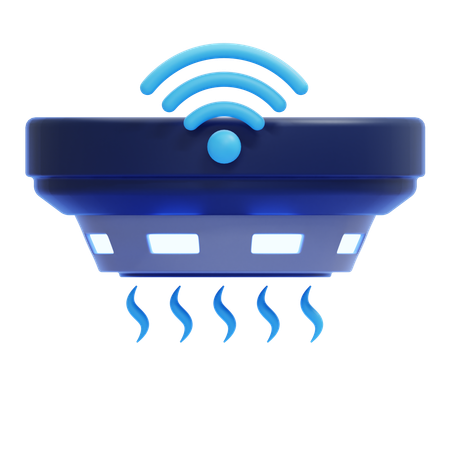 Détecteur de fumée intelligent  3D Icon