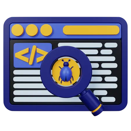 Détection de bugs  3D Icon