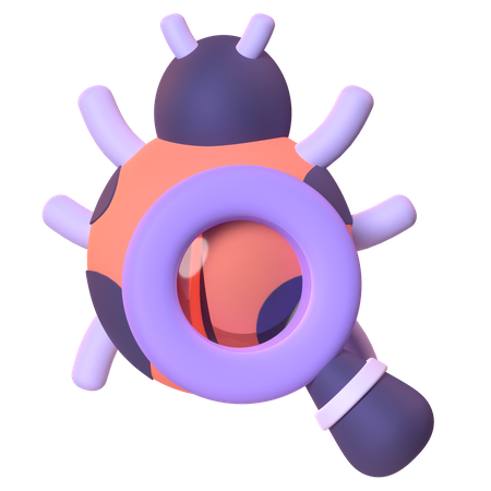 Détection de bugs  3D Icon
