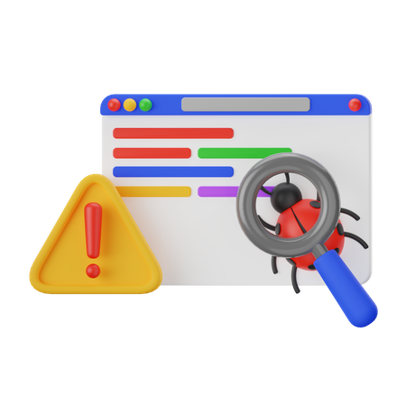 Détection de bugs  3D Icon