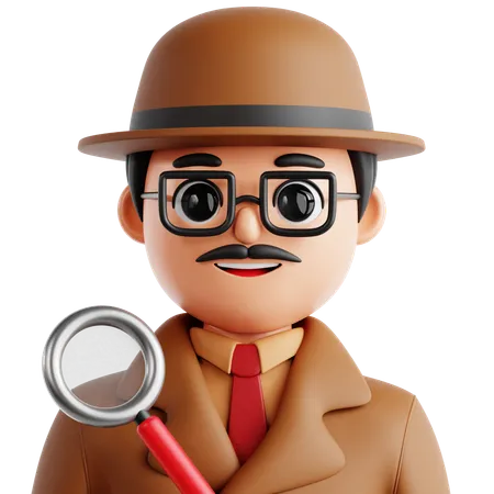 Detective  3D Icon