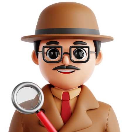 Detective  3D Icon