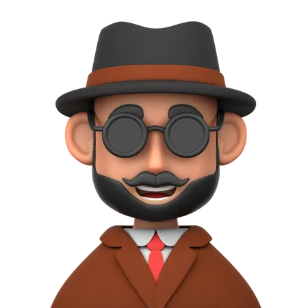 Detective  3D Icon