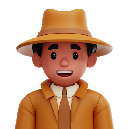 DETECTIVE  3D Icon