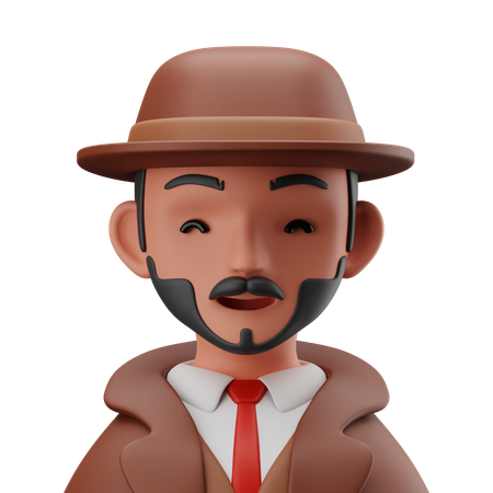 Detective  3D Icon