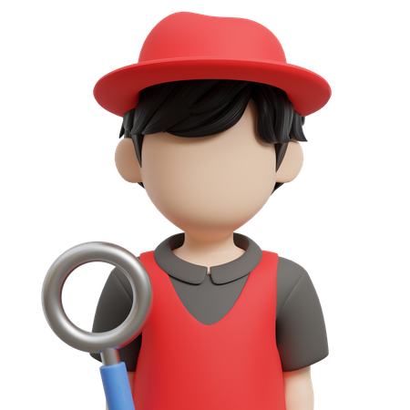 Detective  3D Icon