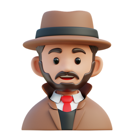 Detective  3D Icon