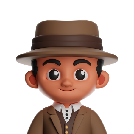 Detective  3D Icon