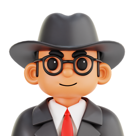 Detective  3D Icon