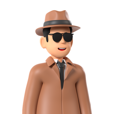 Detective  3D Icon