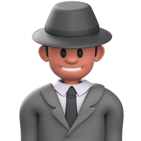 Detective  3D Icon
