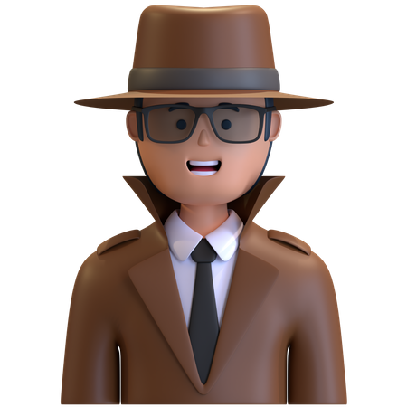 Detective  3D Icon