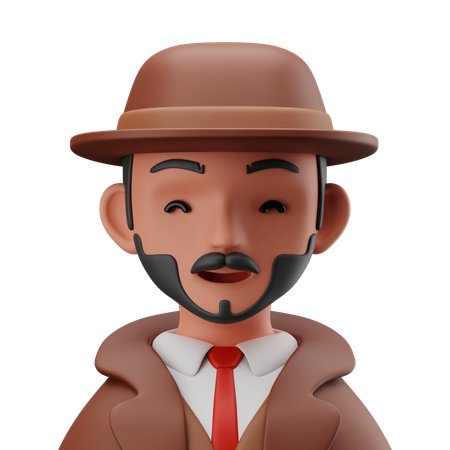 Detective  3D Icon