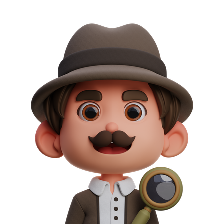 Detective  3D Icon